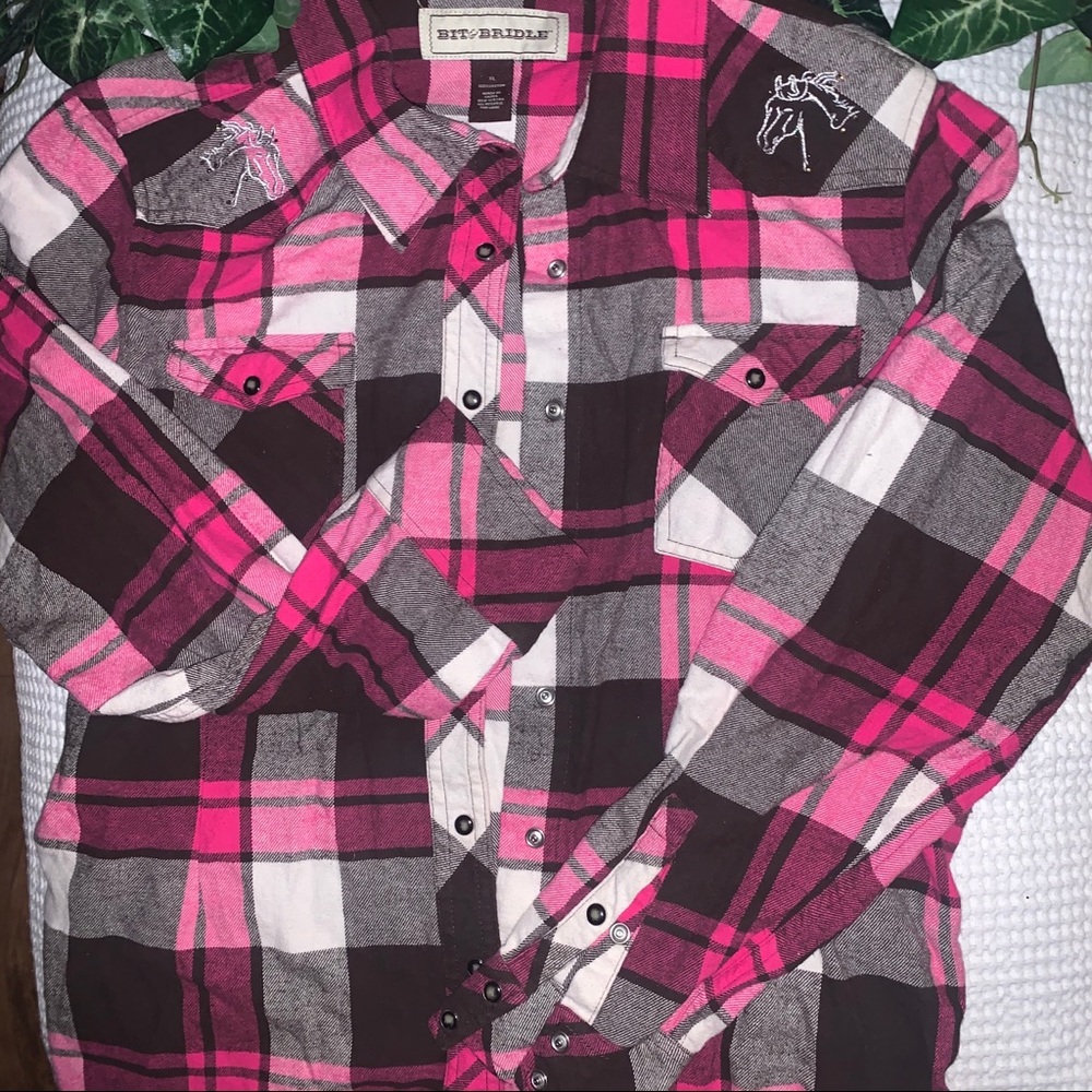 Bit & Bridle flannel - Picture 3 of 6